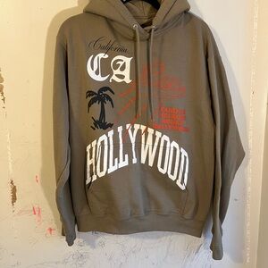Fashion Nova Addicted to Fame Gray Graphic Hoodie